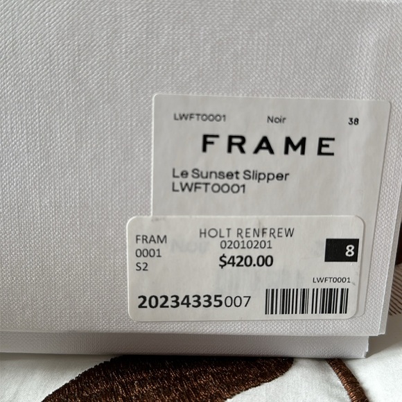 FRAME black ballet flats - Picture 7 of 7